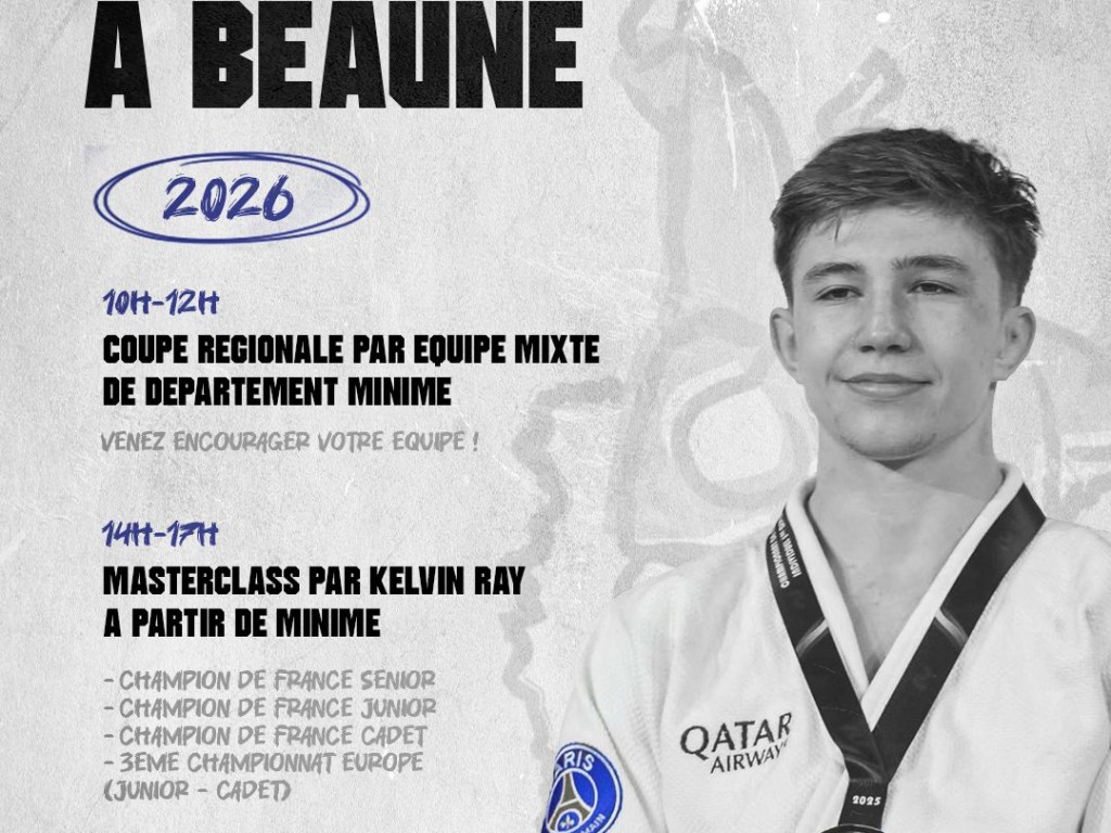 Image de l'actu 'Master class Kelvin RAY - Coupe BFC par équipes mixtes de département- 24 mai 2026'