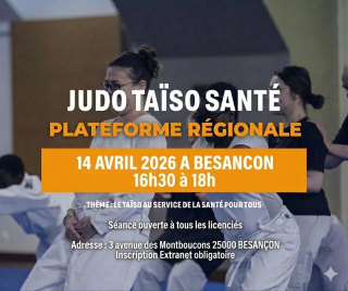Image de l'actu 'PLATEFORME REGIONALE TAISO'